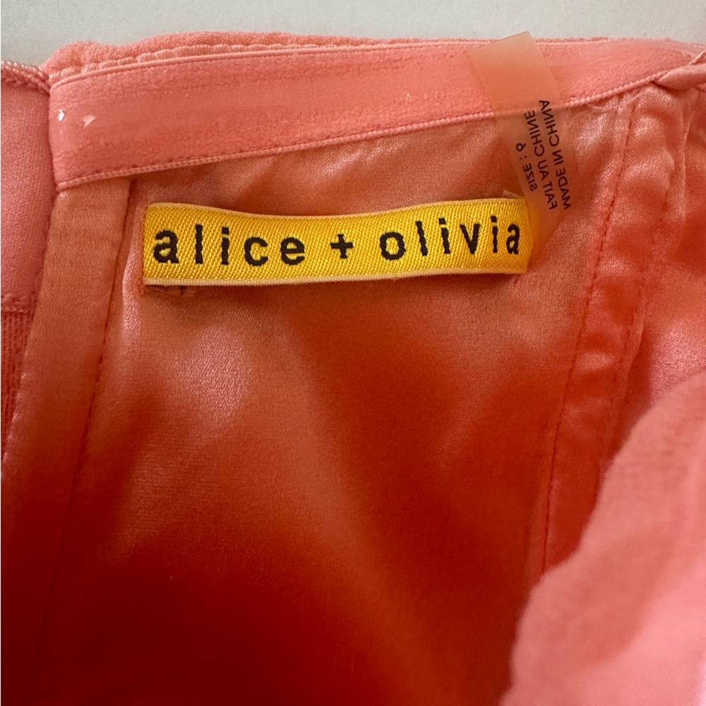 Alice and Olivia Tweed Pink Dress - Picture 6 of 7